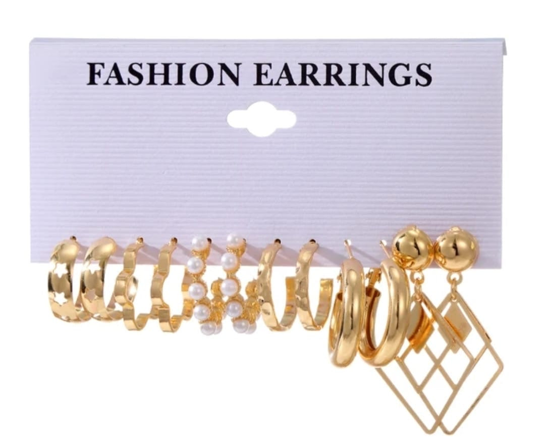 Fashion Gold Color Pearl Earrings