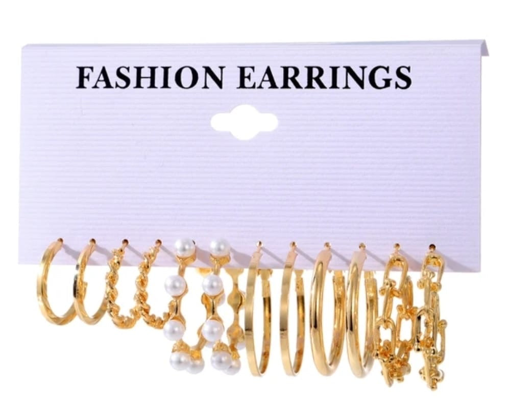 Fashion Gold Color Pearl Earrings