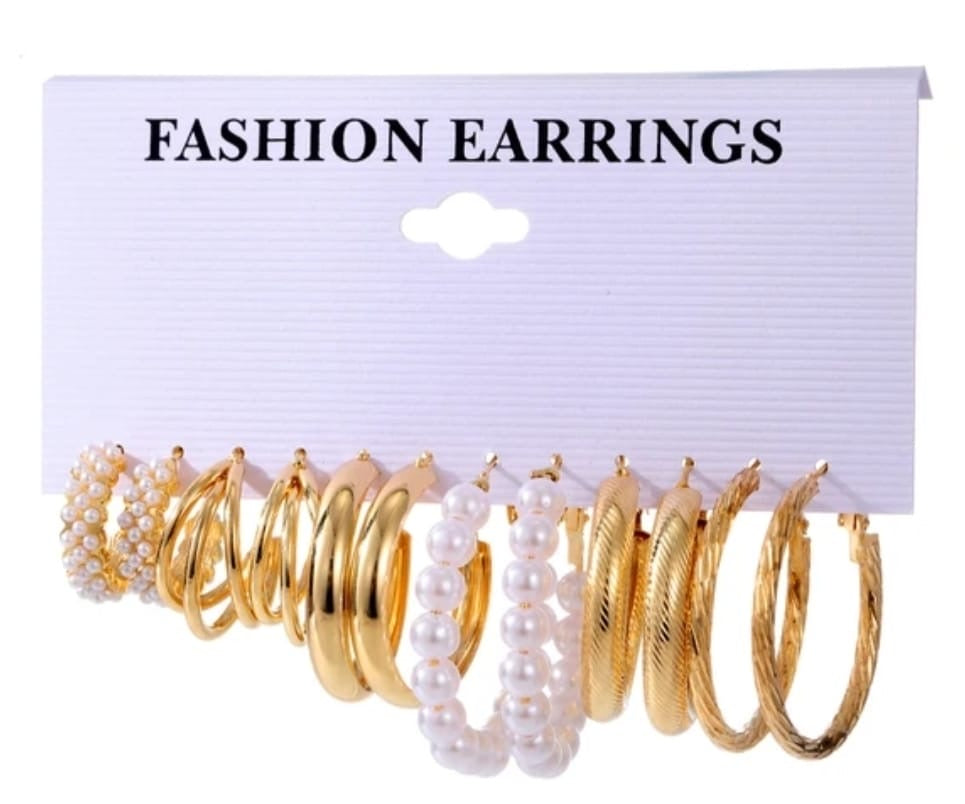 Fashion Gold Color Pearl Earrings