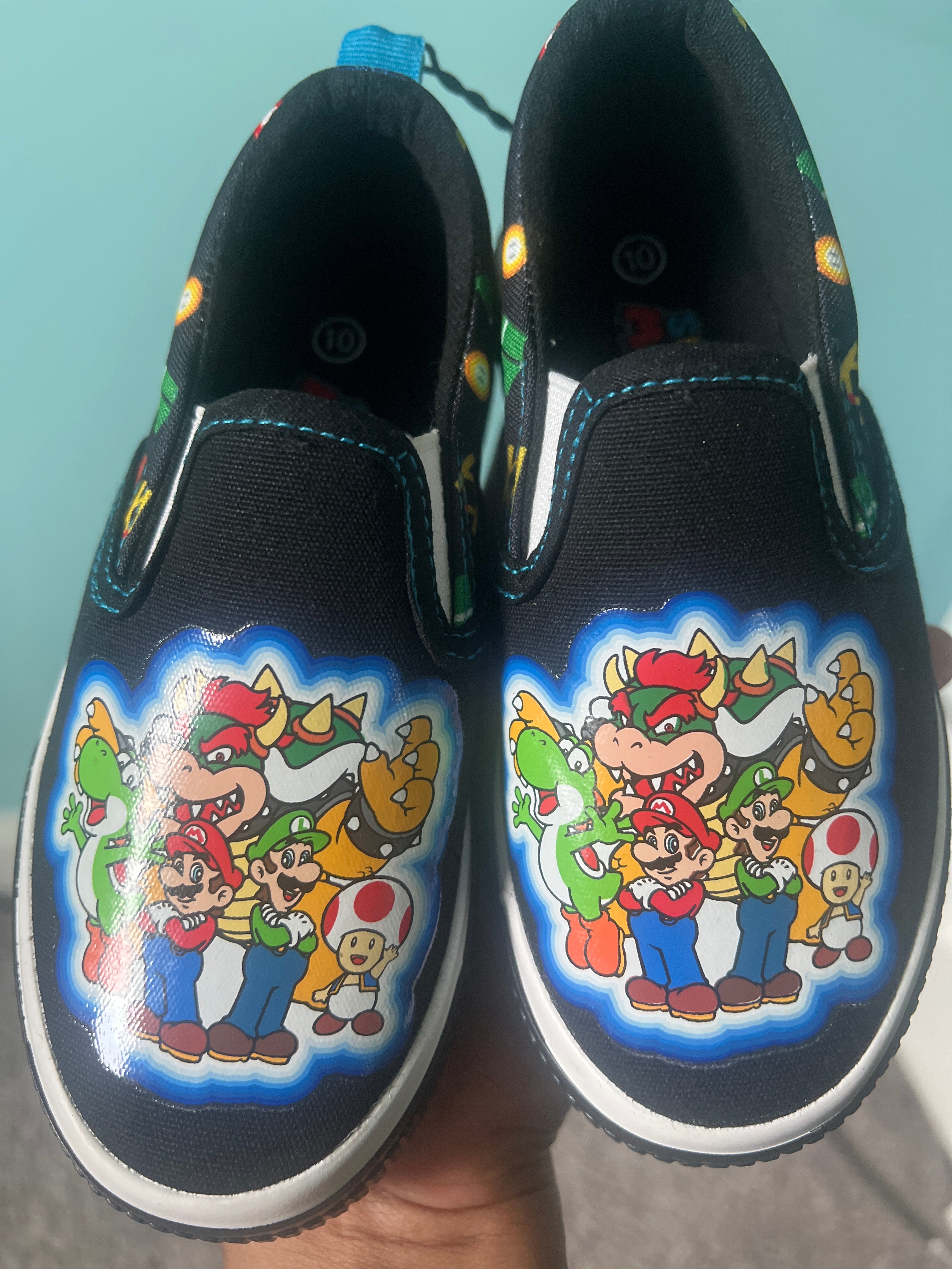 Super Mario Boys Slip On Shoes