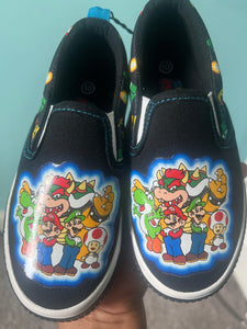 Super Mario Boys Slip On Shoes